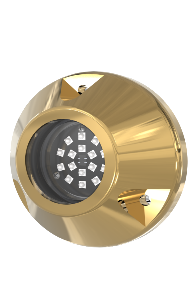 Aker Lighting UWL301 SM Marine Brass